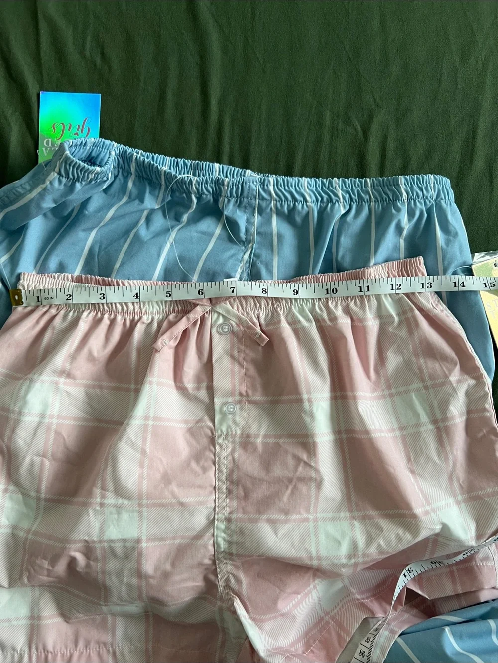 Stella Tweed Girls Pink Sleep Shorts and Blue Sleep Pants Size 16